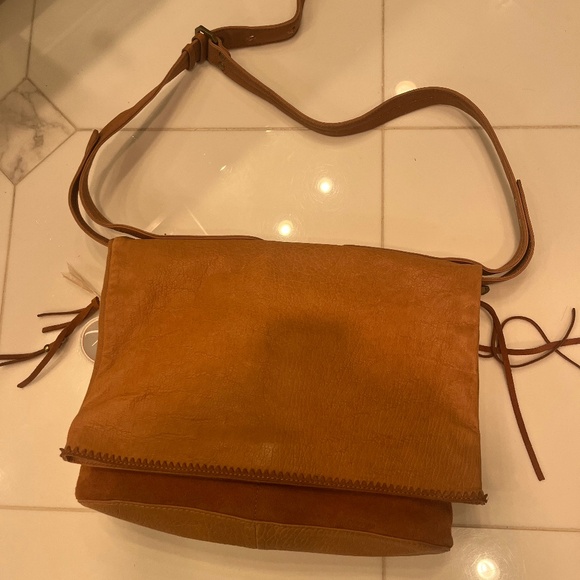 Ella Moss Leather crossbody satchel - Picture 1 of 7